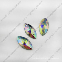 Navette Crystal Jewelry Glass Stone for Wholesale